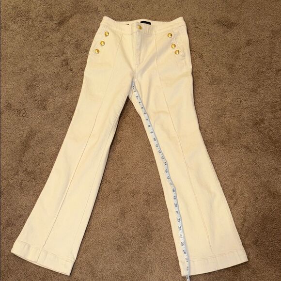 Talbots Flare Leg Sailor Jeans Size 4 Petite - Picture 7 of 11